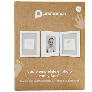 Marco de fotos con 2 huellas - Prémaman 