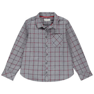 Chemise manches longues à carreaux pour garçon Main Chemise manches longues à carreaux pour garçon