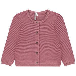 Chaleco de punto brillante para bebé niña 