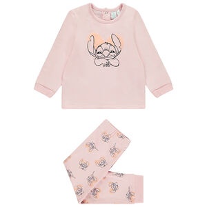 Pijama de 2 piezas de felpa Stitch Disney para bebé niña con acabados variados según la edad  Main Pijama de 2 piezas de felpa Stitch Disney para bebé niña con acabados variados según la edad