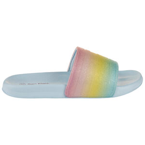 Chanclas de arcoíris brillantes para niña con tira según la talla  Main Chanclas de arcoíris brillantes para niña con tira según la talla