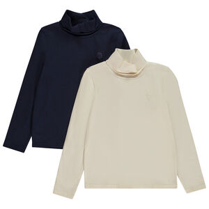 Pack de 2 bajo cuellos con estampado de calavera para niño  Main Pack de 2 bajo cuellos con estampado de calavera para niño