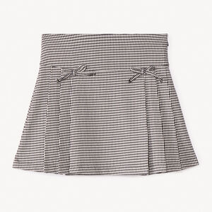 Jupe courte en pied de poule pour fille   Main Jupe courte en pied de poule pour fille