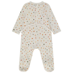 Lote de 2 peleles fantasía para bebé con apertura diferente según la edad 