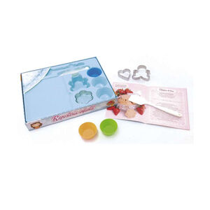 Caja con libro de recetas y moldes Repostería infantil 