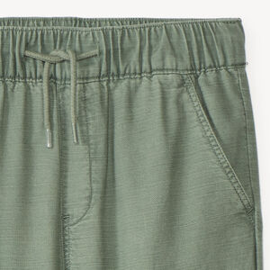 Pantalón cargo liso de tela para niño 