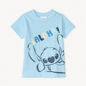 Camiseta de manga corta Stitch de Disney para bebé niño 