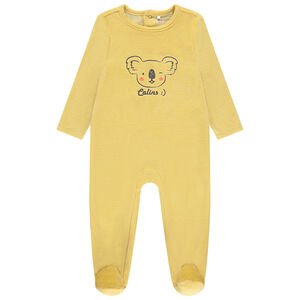 Pelele de terciopelo fantasía para bebé niño 