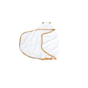 Cape de bain à capuche Pure blanc/ bordeaux 