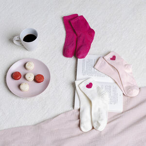 Lote de 3 pares de calcetines Octobre Rose para mujer 
