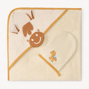 Conjunto de baño de 2 piezas con motivos de coches para bebé niño 