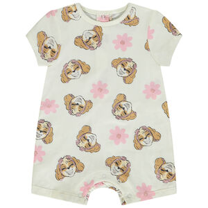 Combinaison corta de manga corta estampado Skye Patrulla Canina para bebé niña 