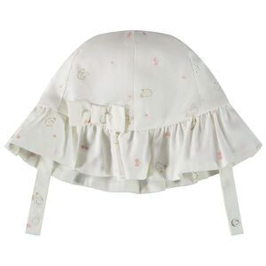 Pelele con estampado de aves y lazo para bebé niña 