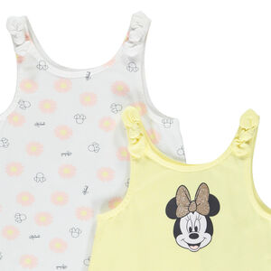 Pack de 2 peleles cortos Minnie Disney para bebé niña 