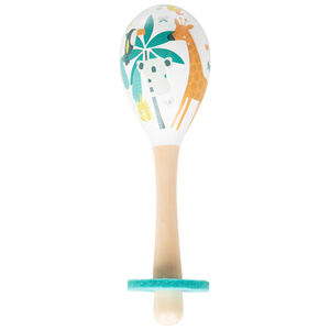 Maraca grande de madera Crazy Jungle - Blanco Main Maraca grande de madera Crazy Jungle - Blanco