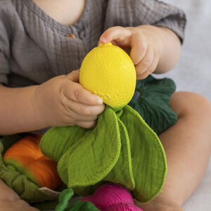 Mini dudú y mordedor 2 en 1 Lou el limón 