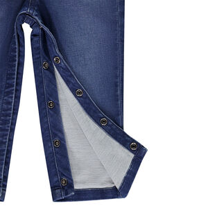 Pelele largo efecto denim para bebé niño 