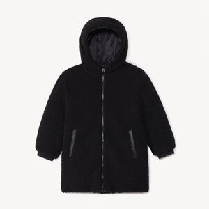 Doudoune réversible sherpa + matelassage triangle pour fille   Main Doudoune réversible sherpa + matelassage triangle pour fille