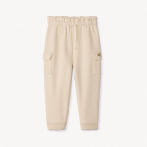 Pantalón jogging liso con bordado brillante para bebé niña  Main Pantalón jogging liso con bordado brillante para bebé niña
