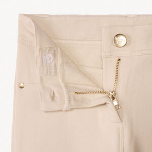 Pantalón pitillo de felpa para niña 