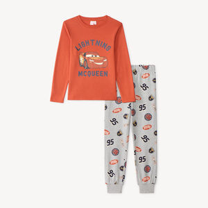 Pijama de 2 piezas para niño con estampado de Flash McQueen de Disney-Pixar. 
