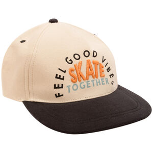 Gorra bicolor con bordado 3D para niño 