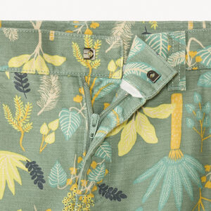 Bermudas de tela con estampado de jungla para niño 