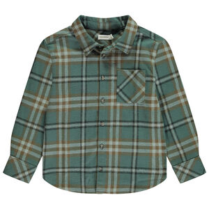 Camisa de leñador a cuadros estilo leñador para niño 