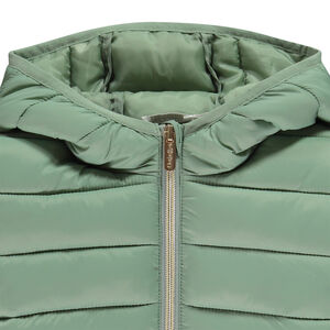 Plumífero ligero acolchado con capucha para niña 