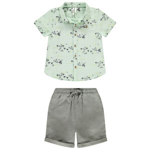 Conjunto de 2 piezas con camisa estampada para bebé niño 