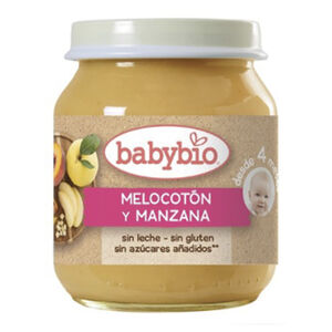 Babybio Melocotón-Manzana 130g  Main Babybio Melocotón-Manzana 130g