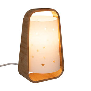 Lampe de chevet en bambou Étoiles 