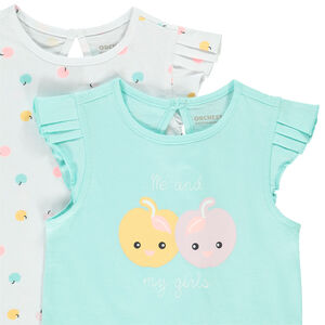 Pack 2 camisetas manga corta 