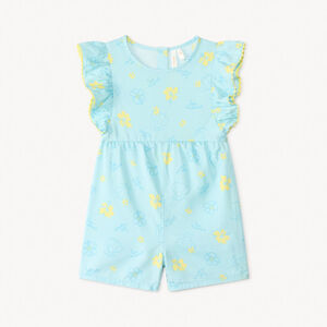 Mono corto con estampado floral para niña 