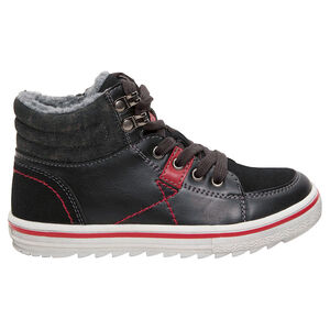 Zapatillas altas para niño con cordones y cremallera 