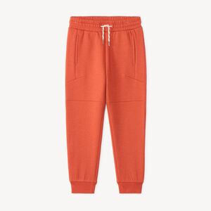 Pantalón de chándal de felpa liso para niño 