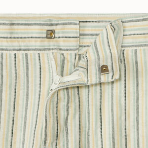 Bermudas a rayas de tela niño 