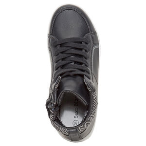 Zapatillas subidas con cordones y tirilla con chevrones del 28 al 35 