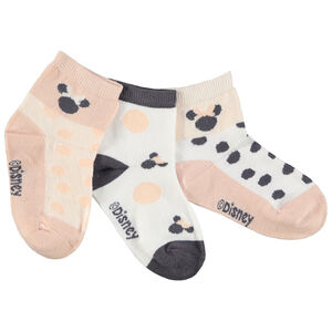 Pack de 3 pares de calcetines con estampado de Minnie Disney niña 