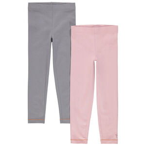 Juego de 2 leggings de punto con dibujo de fantasía estampado Main Juego de 2 leggings de punto con dibujo de fantasía estampado