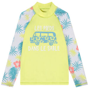Camiseta manga larga anti-UV estampado furgoneta niño 