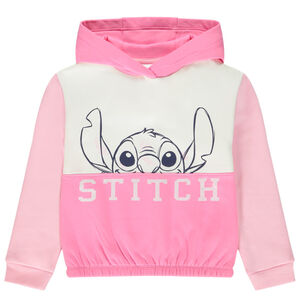 Sudadera de felpa efecto color block Stitch Disney para niña 