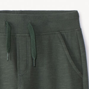 Pantalón jogging de felpa slub liso para niño 