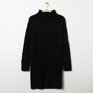 Ropa de embarazo negra de punto chenilla 