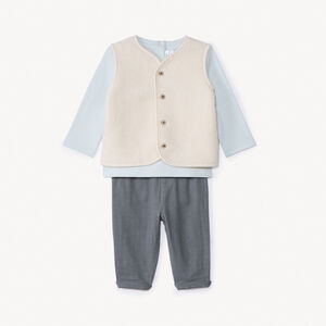 Conjunto largo de 3 piezas para bebé niño 