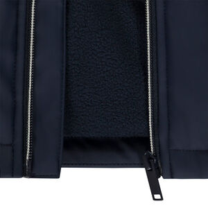 Parka de goma con forro micropolar para niño 