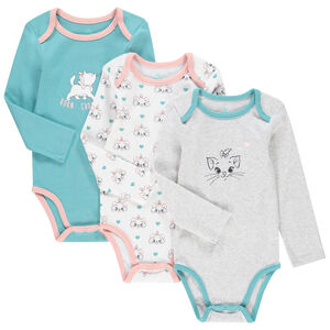 Pack de 3 bodies de algodón orgánico Marie Aristogatos Main Pack de 3 bodies de algodón orgánico Marie Aristogatos