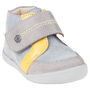 Botas bajas de piel serraje 