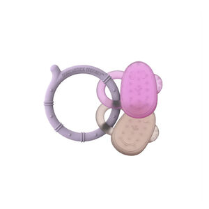 Mordedor bebé Cooling Teether lila/ rosa 