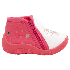 Zapatillas con forma de botines con estrellas y Smiley estampados 